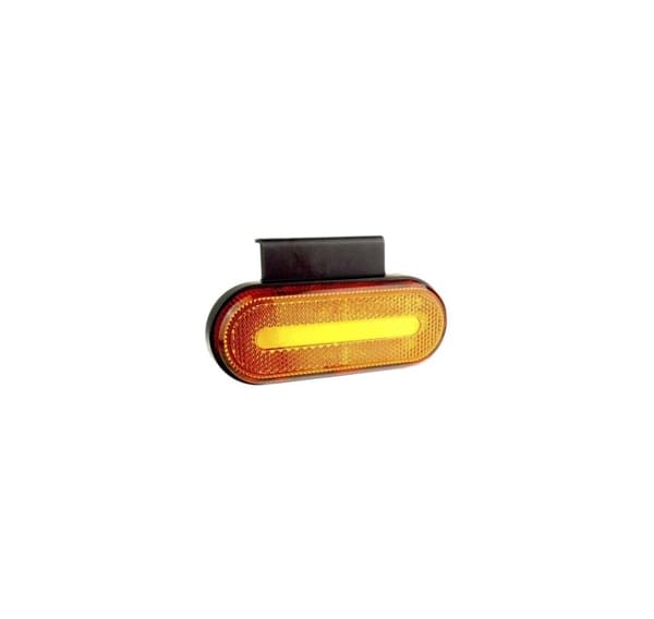 Markeringsljus 10-30V, led, IP67, orange, oval