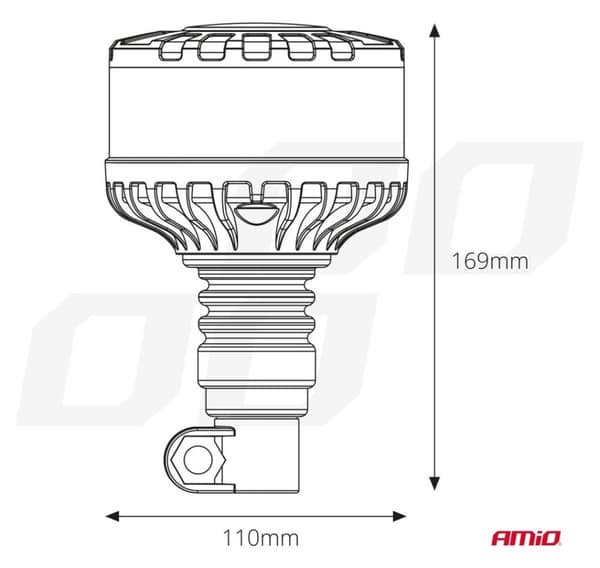 LED-blinkers 16 led, orange 12/24V