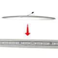Miniatyrbild 3 av 4: Tredje bromsljus, klart glas, passar MINI CLUBMAN R55 2007-2014
