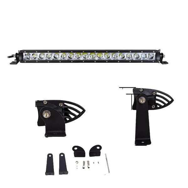 LED-valonauha, yksirivinen, useita pituusvaihtoehtoja, IP67 vesitiivis,20in ei johtoa
