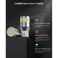 Miniatyrbild 2 av 4: 10St Ampuller LED T10 W5W Bil 12V Ersättningslampa 194 168 Xenon 6000K 24 LED 3014 Chipset Bilstrålkastare Canbus utan Fel