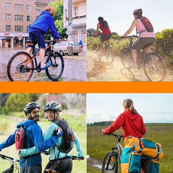 CYKELYKTA MED BLINKERS BAK 5 LÄGEN FJÄRRKONTROLL USB-LADDNINGSBAR