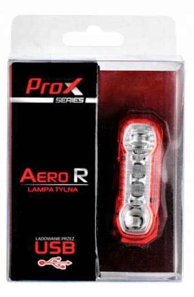 PROX AERO R USB bakljus för cykel 40 lm