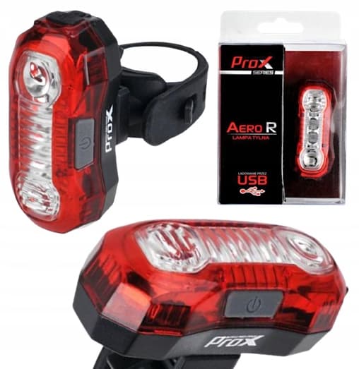 PROX AERO R USB bakljus för cykel 40 lm