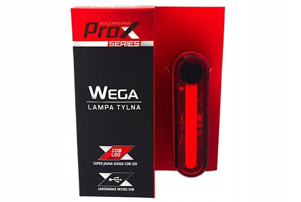 PROX WEGA USB-takavalo polkupyörään 40 lumenia