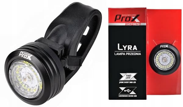 PROX LYRA CYKELLAMPA USB FRAM 30lm SMD LED