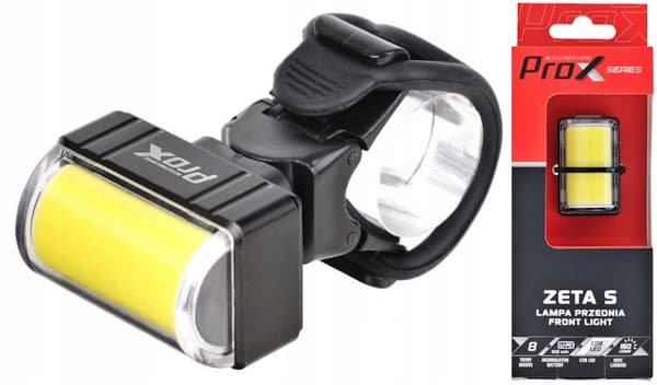 Prox ZETA S CYKELLAMPA FRAM USB 160lm LED