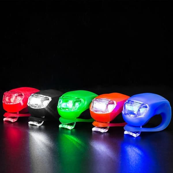 OBOSOE Cykelbelysning – 5-pack grodlampor LED-varningsljus för natten
