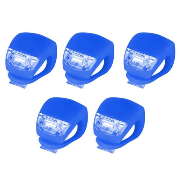 OBOSOE Cykelbelysning – 5-pack grodlampor LED-varningsljus för natten