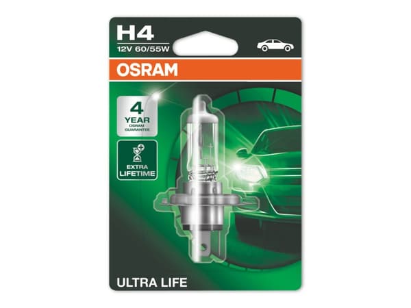 Osram Ultra Life - H4 - 60/55W - 12V - Blister
