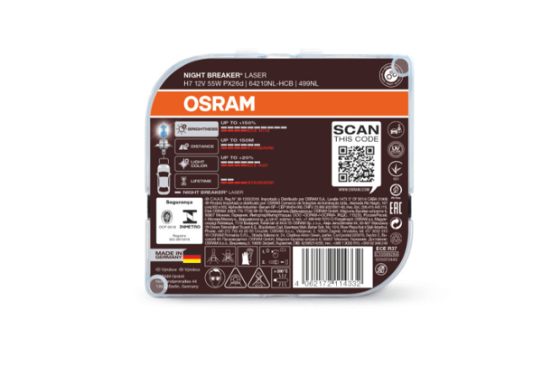 Osram Night Breaker Laser - H7 billampor