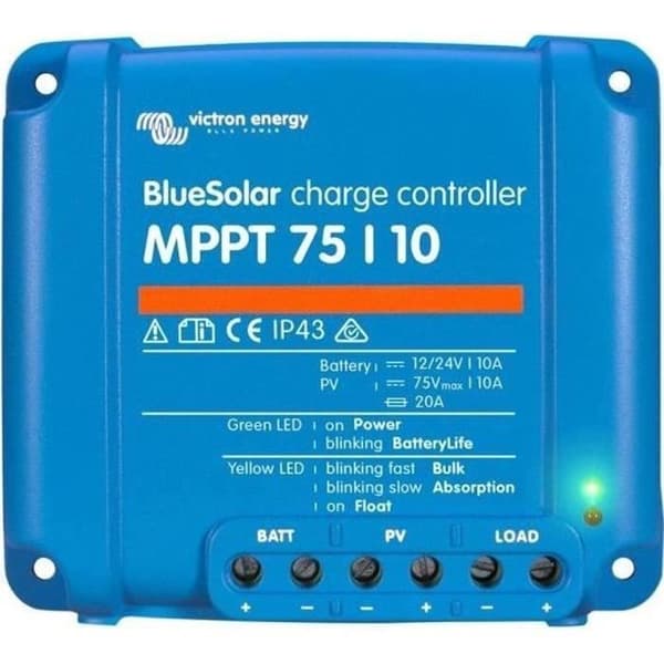 VICTRON MPPT Solregulator - 75/10 - 12 / 24V - 10A