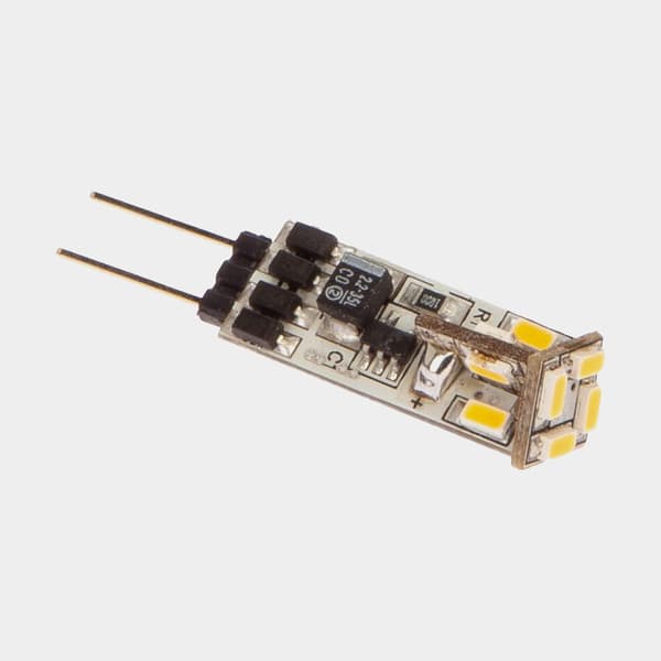 LED-lampa NauticLED, 10 - 35 V, 10 W, bakre pinnar, med vitt sken