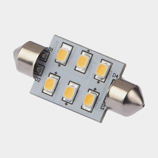 LED-lampa NauticLED, 10 - 35 V, 10 W, med vitt sken