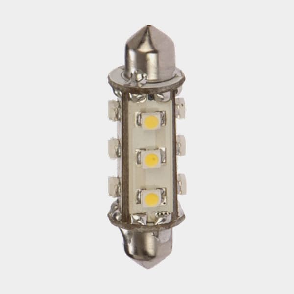 LED-lampa NauticLED, 10 - 30 V, 10 W, med vitt sken