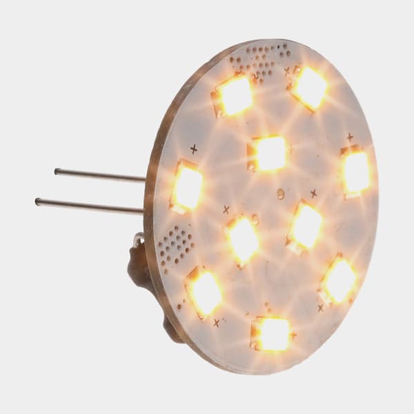 LED-lampa NauticLED G4 PRO, 10 - 35 V, 10 W, bakre pinnar, med vitt / rött sken
