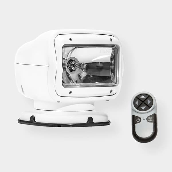 Sökljus / strålkastare Golight GT 2000 RadioRay, halogen, 24V, vit, tilt- &amp; roterbar, med trådlös kontroll