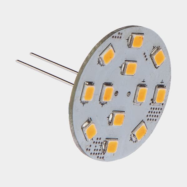 LED-lampa NauticLED G4 PRO, 10 - 35 V, 25 W, bakre pinnar, med vitt sken