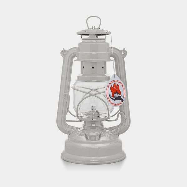 Stormlykta / fotogenlykta Feuerhand 276 (Baby Special), 255 mm, Soft Beige, med veke