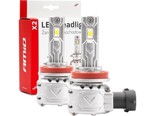 LED billys serie x2 h8 h9 h11 h16 6500k canbus amio-02974