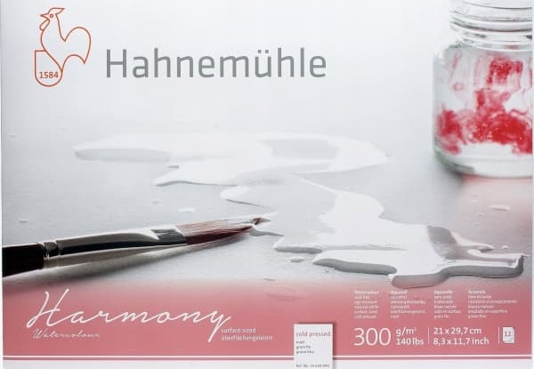 Hahnemühle Hahnemühle Harmony Watercolour cold pressed 12 Sheets 300 g A4