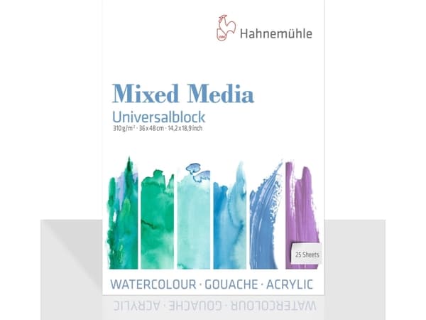 Hahnemühle Hahnemühle Mixed Media Universal Pad 25 arkkia 34x48 cm 310 g Hahnemühle Mixed Media Universal Pad 25 arkkia 34x48 cm 310 g