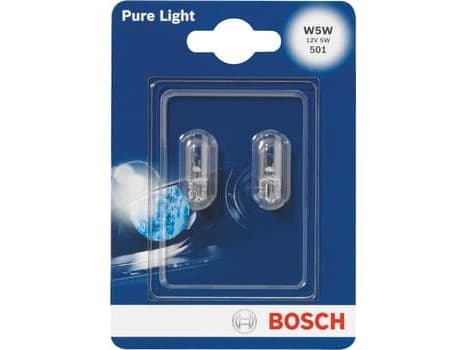 Bosch Pure Light pære W5W 12V - 2 stk.