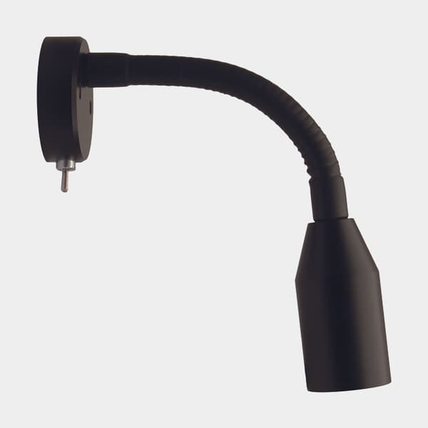 Läslampa Casolux Mary Special Flex, aluminium, svart, LED, 10 - 30 V, 1.5 W