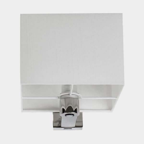 Skottlampa Casolux Wallis Large, rostfritt stål, LED, 10 - 30 V, 1.5 W, med USB-uttag + touch +  kvadratisk skärm