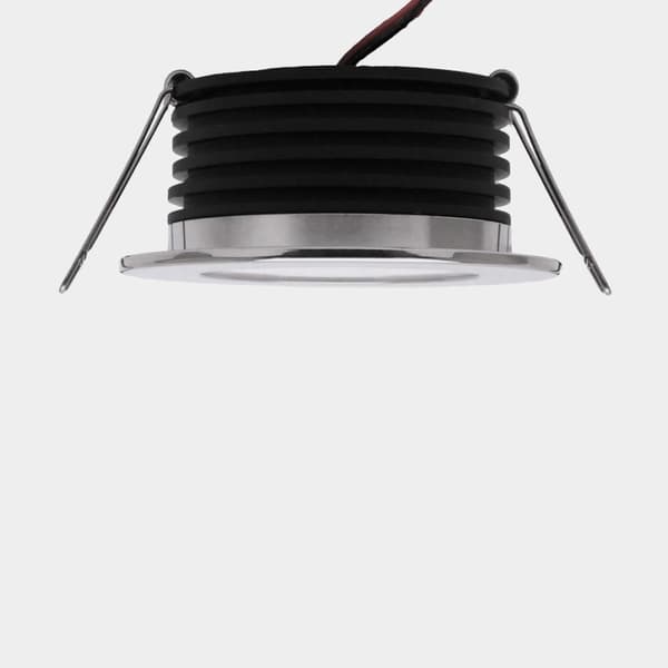 Taklampa Casolux Malou Downlight, infälld, rostfritt stål, LED, 10 - 32 V, 4.5 W, hög, med vitt sken
