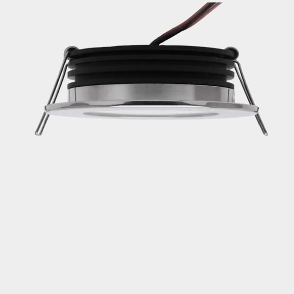 Taklampa Casolux Malou Downlight, infälld, rostfritt stål, LED, 10 - 32 V, 0.6 - 3.6 W, hög, med vitt / rött sken