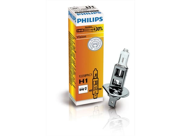 Philips Vision 12258PRC1 auton ajovalopolttimo, 55 W, 12 V, ?1, 3200 K, 1 kpl