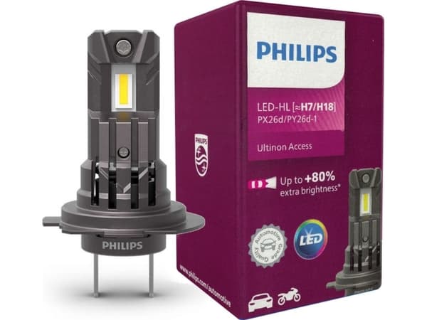 Philips Ultinon Retrofit LED H7/H18 12V - Set