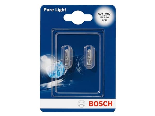 Bosch Pure Light pære W1,2W 12V Instrumentlys - 2 stk.