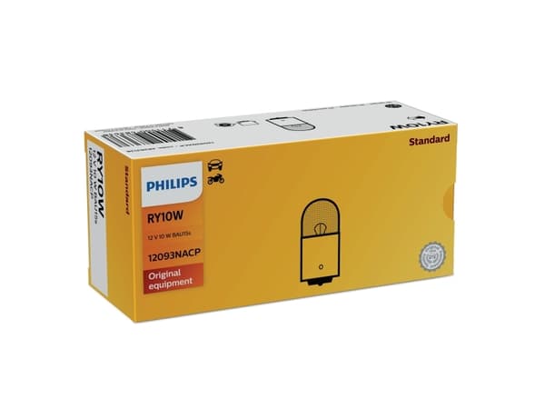 Philips Vision 12093NACP perinteiset sisä- ja merkinantovalopolttimot, 10 W, 12 V, RY10W, 1 kpl