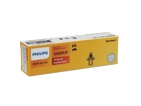 Philips Vision 12597CP Tradisjonelle kupé- og signallyspærer, 1,2 W, 12 V, 1 stykker