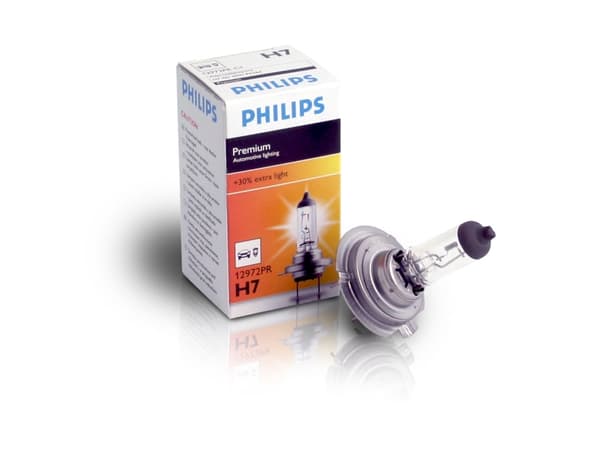 Philips Vision 12972PRC1 Bedre sikt, 55 W, 12 V, H7, Halogen, 3200 K, 1 stykker