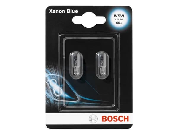 Polttimo Bosch Xenon Blue, W5W, 2kpl 12v, W2, 1x9,5d