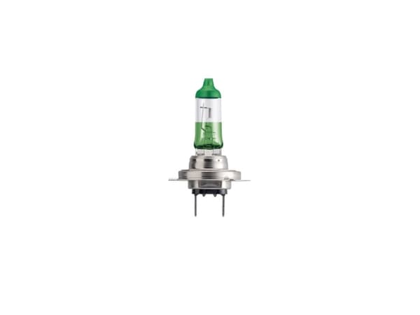 Philips ColorVision Type lampe: H7 grønn frontlyspære til bil, 55 W, 12 V, H4/H7, 3350 K, 2 stykker