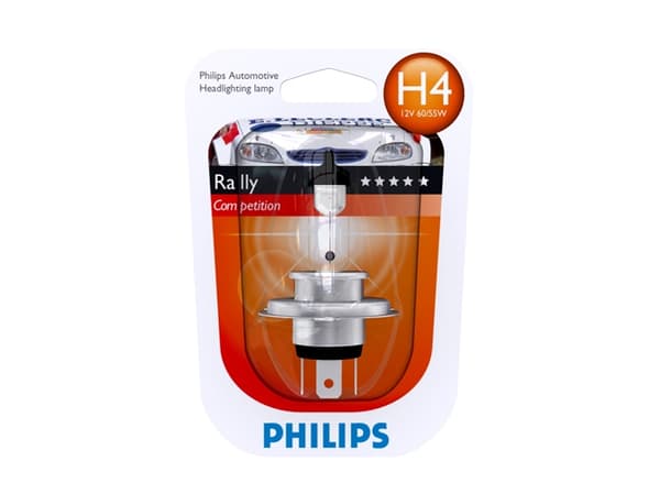Philips Rally H4 100/90W 12V - 1 stk.