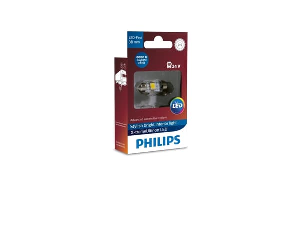 Philips 249446000KX1 LED-lösningar, 1 W, 24 V, Spollampa, LED, 6000 K