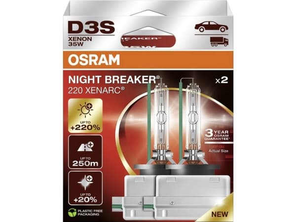 Osram Xenarc Night Breaker 220 - D3S Xenon-pærer