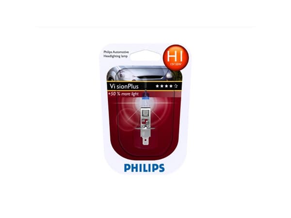Philips VisionPlus 12258VPB1 auton ajovalopolttimo, 55 W, 12 V, ?1, Halogeeni, 3250 K, 1 kpl