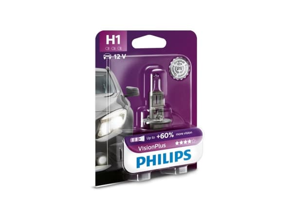 Philips VisionPlus 12258VPB1 auton ajovalopolttimo, 55 W, 12 V, ?1, Halogeeni, 3250 K, 1 kpl