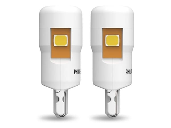 Philips Ultinon Pro6000 6000K W5W Hvid 12V - Sæt