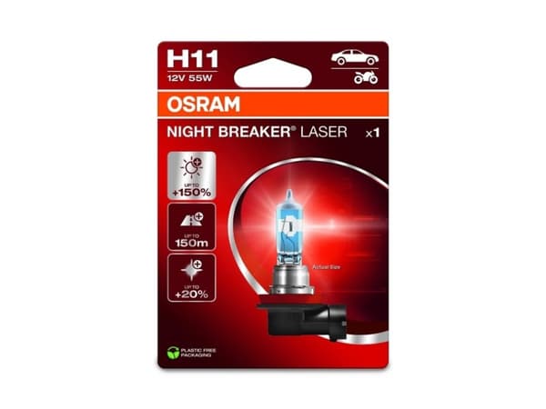 OSRAM 4062172395243 halogen lyskilde Night Breaker® Laser Next Generation H11 55 W 12 V