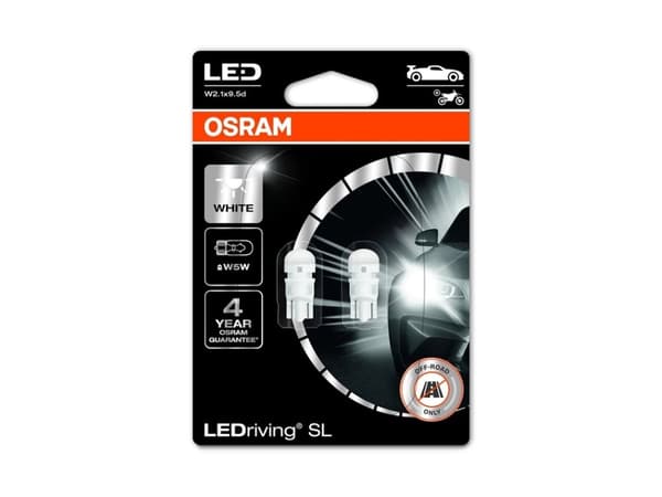 Osram LEDriving SL Hvid W5W 12V - Sæt
