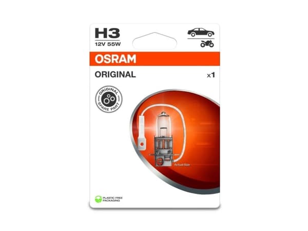 OSRAM 4062172395540 halogen lyskilde Standard H3 55 W 12 V