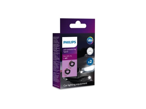 Philips 11172X2, PoE adapter, Svart, LED, H7-LED, 63 mm, 97 mm