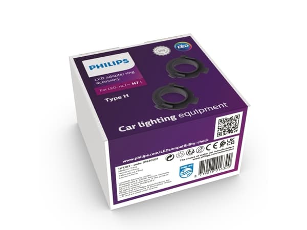 Philips 11172X2, PoE adapter, Svart, LED, H7-LED, 63 mm, 97 mm Sort